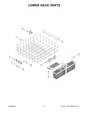 Lower rack parts