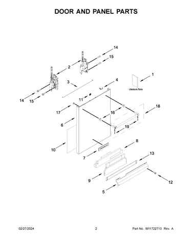 Door and panel parts