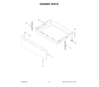 Whirlpool WFES3530RW0 drawer parts diagram