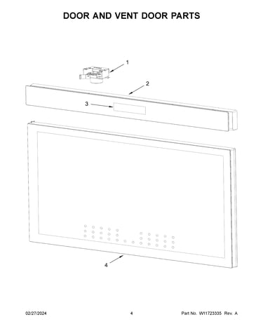 Door and vent door parts