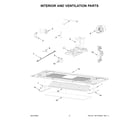 Maytag MMMF8030PZ00 interior and ventilation parts diagram