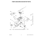 Maytag MDB8959SKB3 pump, washarm and motor parts diagram
