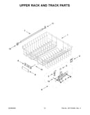 Upper rack and track parts