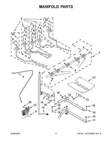 Manifold parts