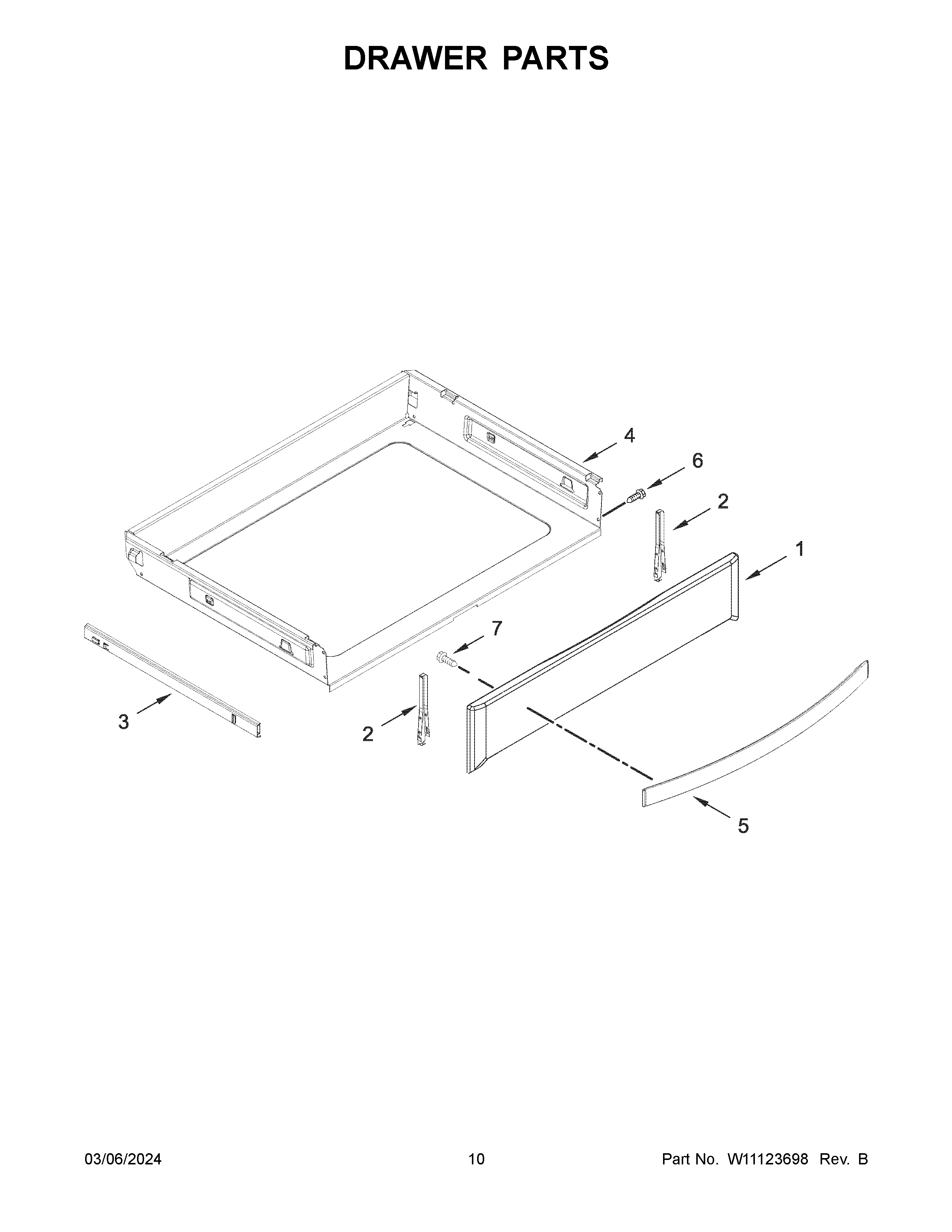 Drawer parts