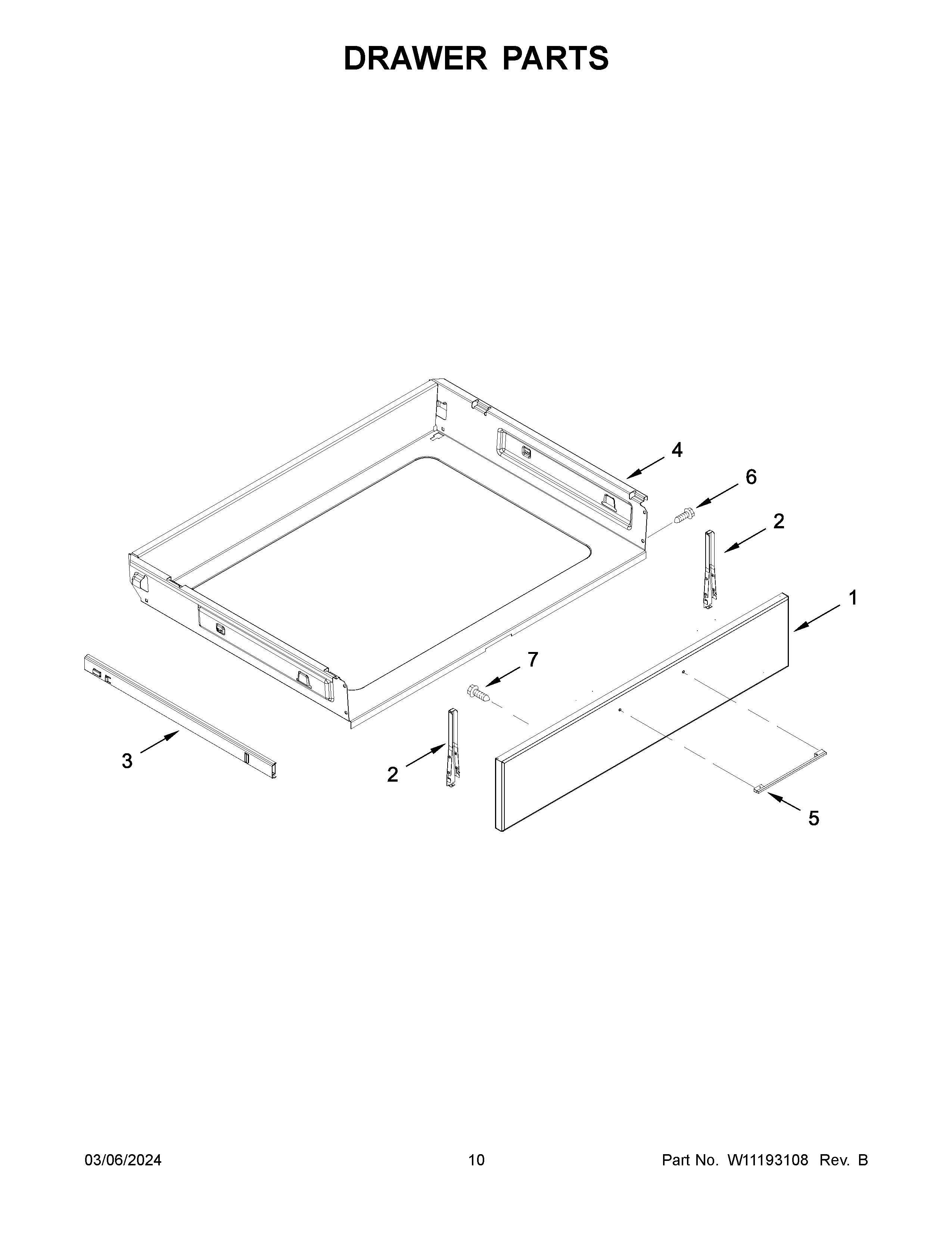 Drawer parts