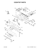 Cooktop parts