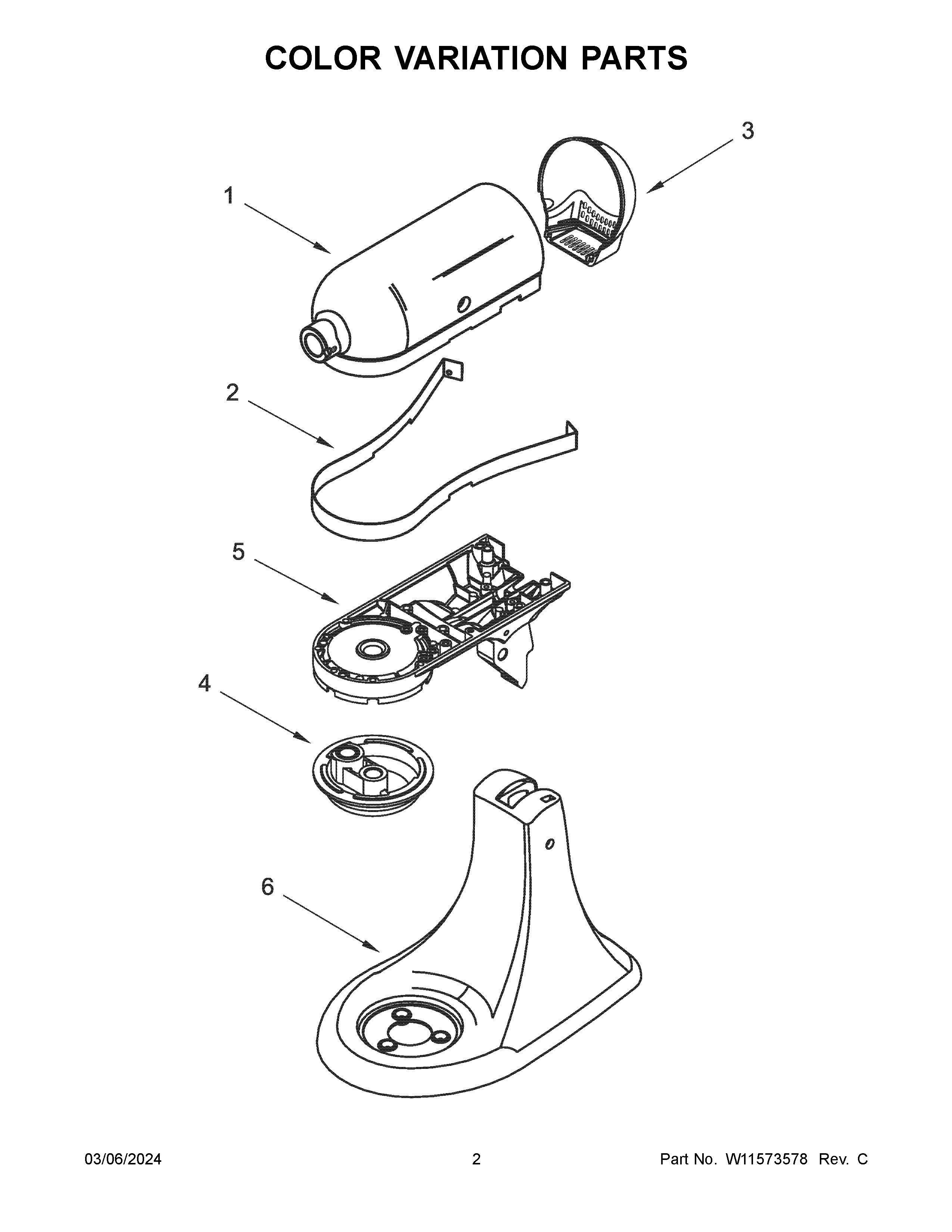 COLOR VARIATION PARTS