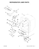 Refrigerator liner parts