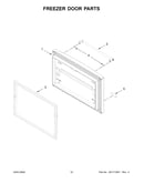 Freezer door parts