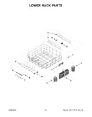 Lower rack parts