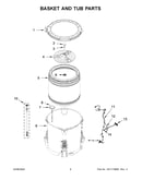 Basket and tub parts