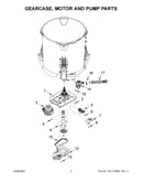 Gearcase, motor and pump parts