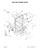 Tub and frame parts