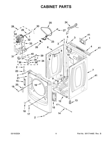 Cabinet parts