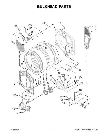 Bulkhead parts