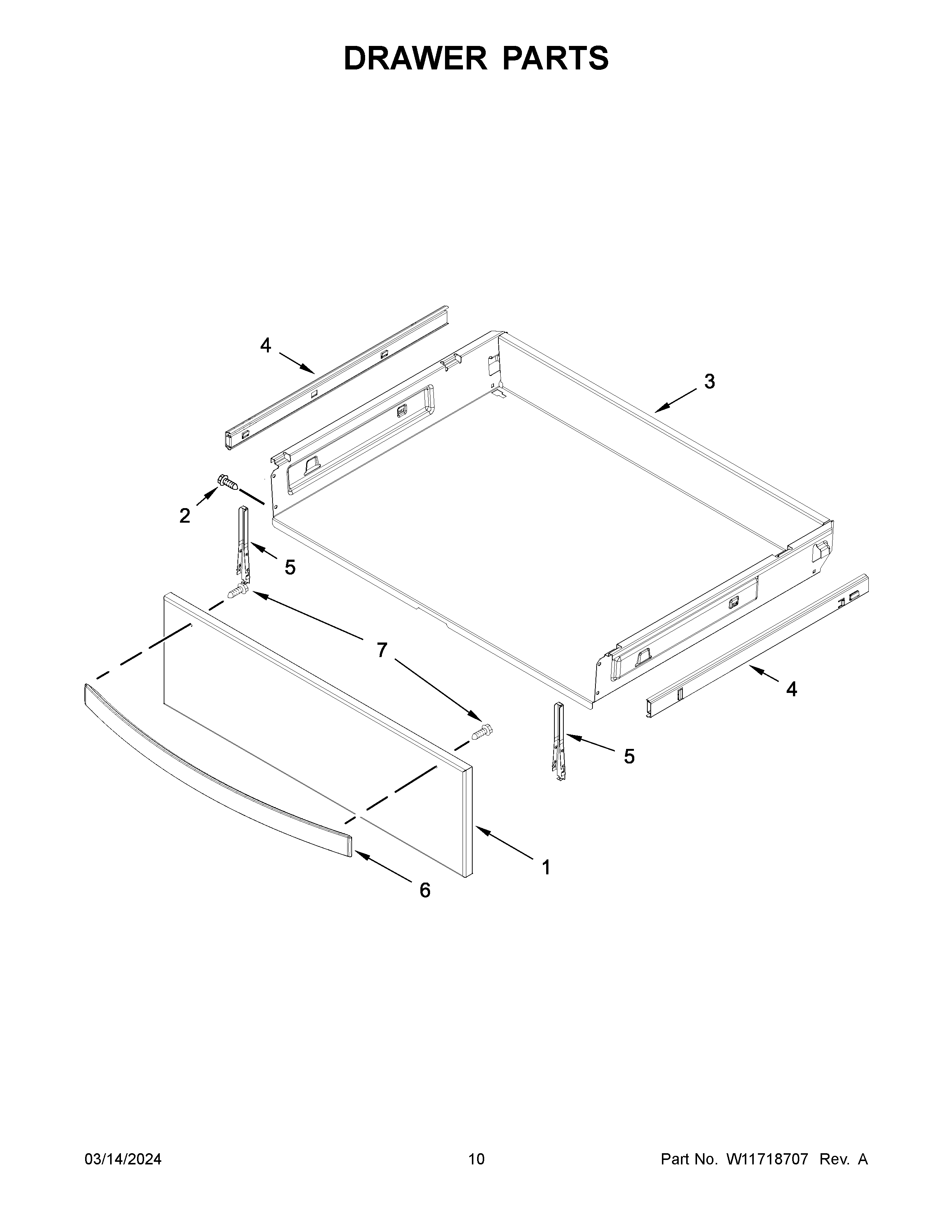Drawer parts