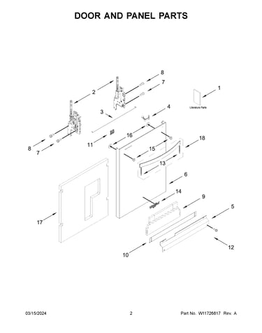 Door and panel parts