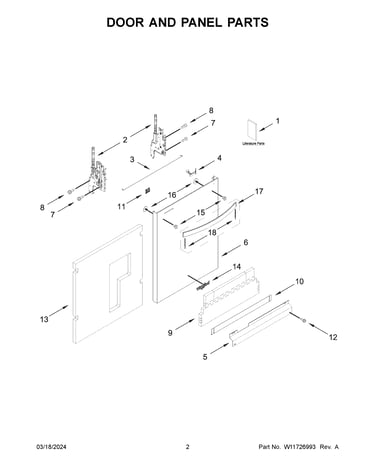 Door and panel parts