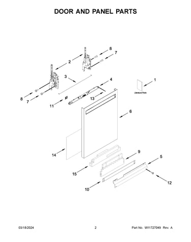 Door and panel parts