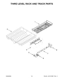Third level rack and track parts