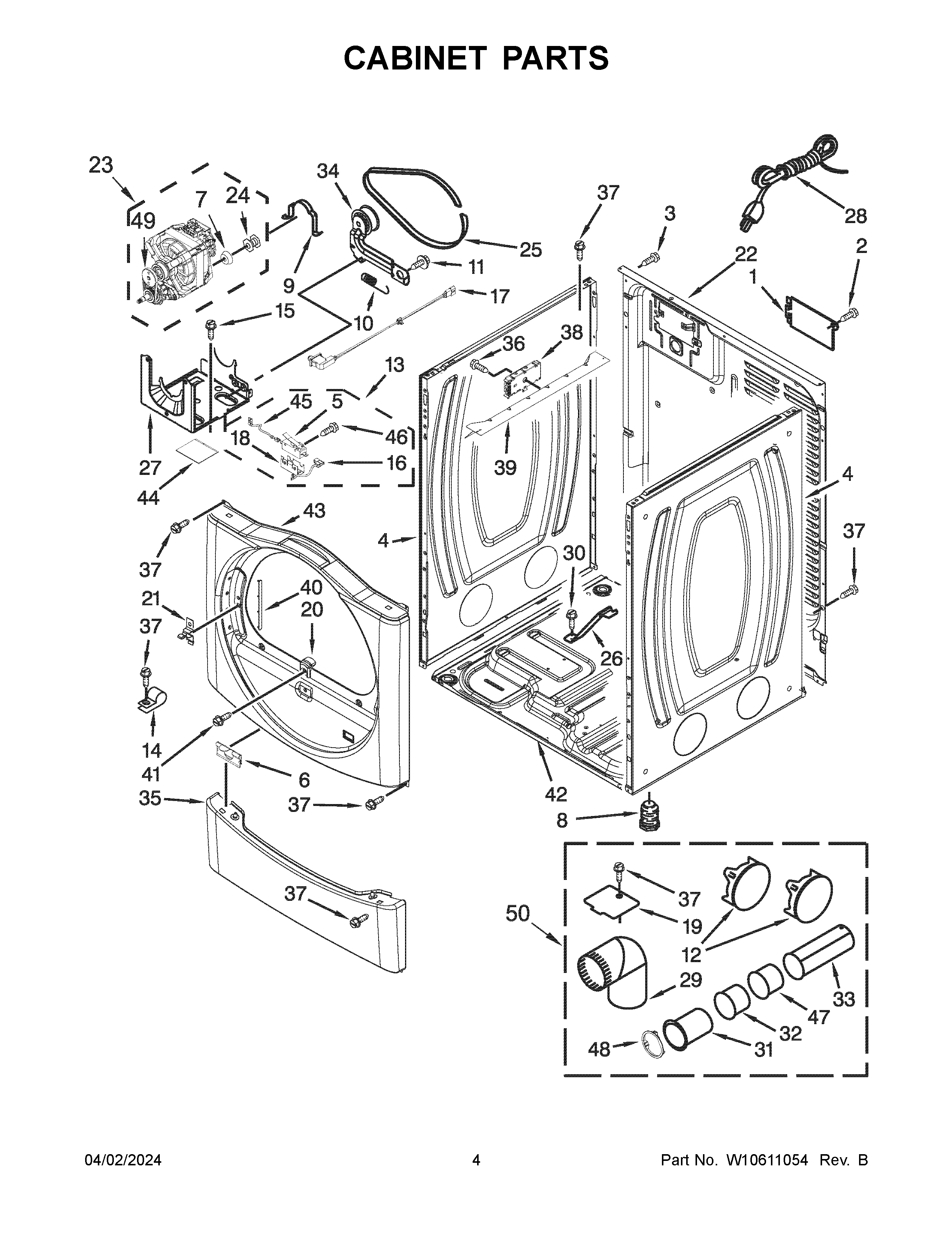 Cabinet parts