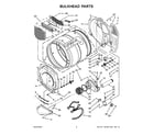 Whirlpool WGD9051YW2 bulkhead parts diagram
