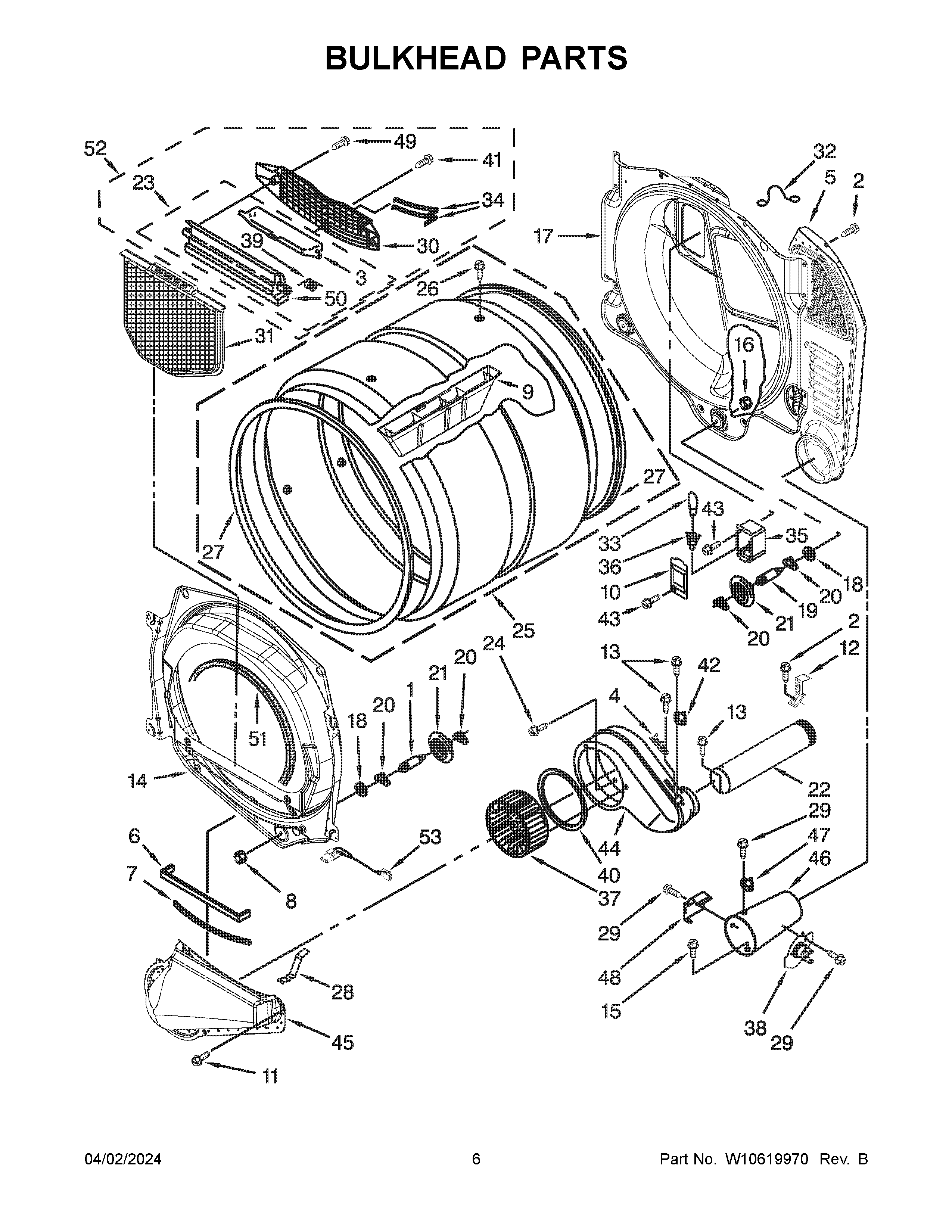 Bulkhead parts