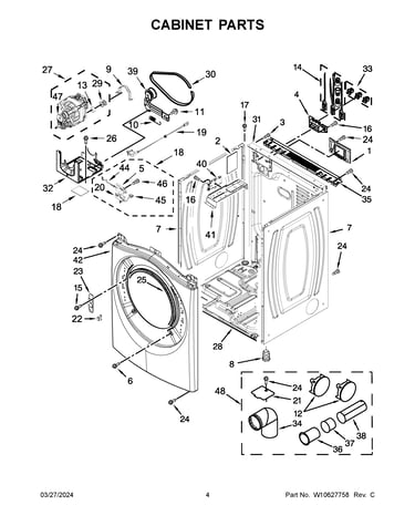 Cabinet parts