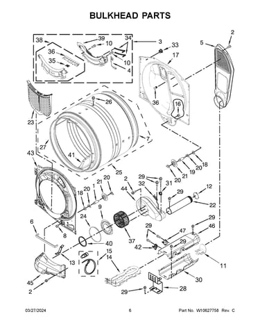 Bulkhead parts