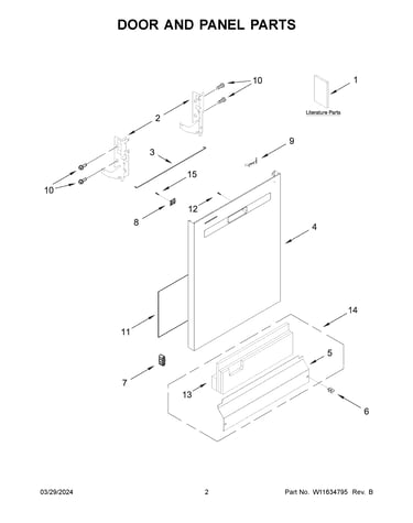 Door and panel parts