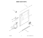 Whirlpool WDT540HAMZ0 inner door parts diagram