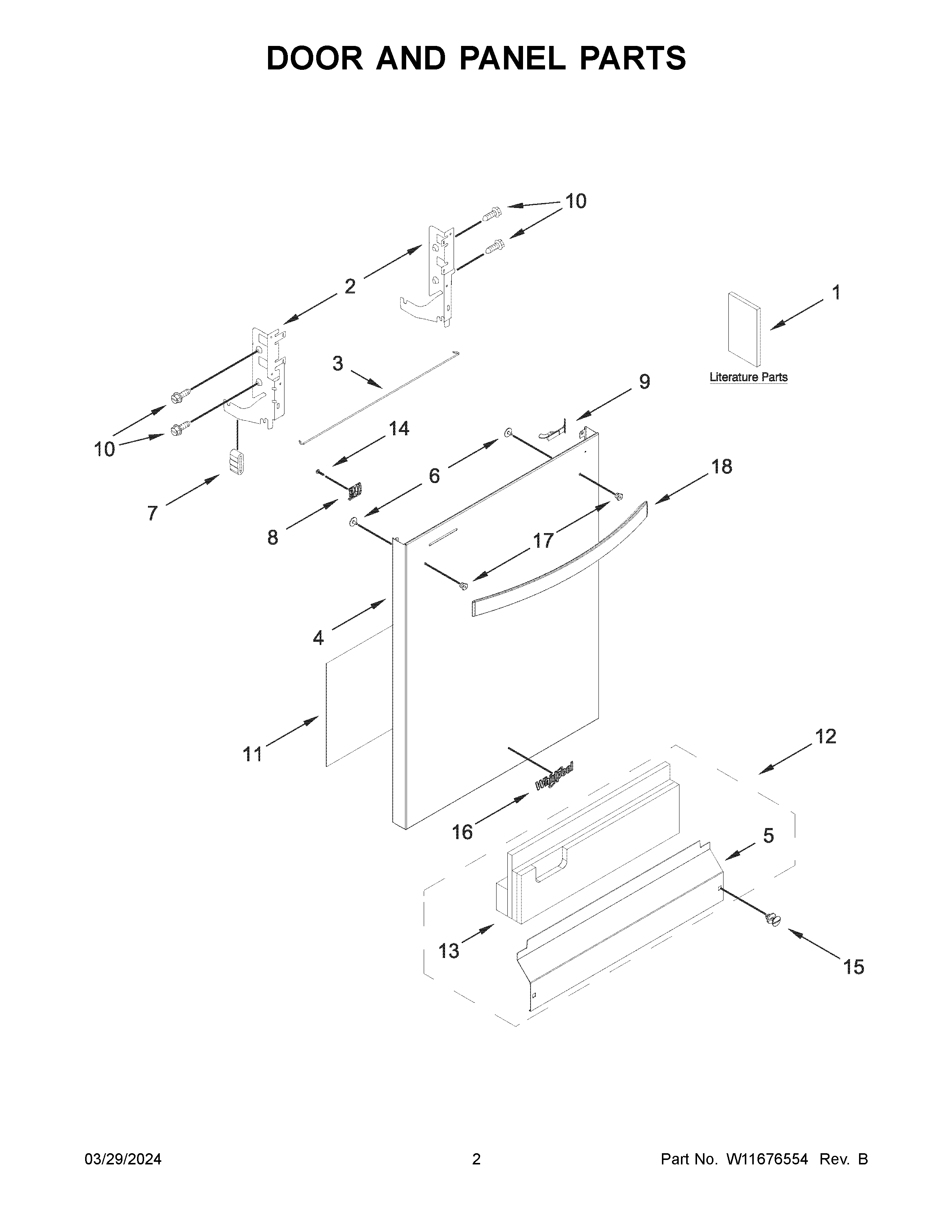 Door and panel parts