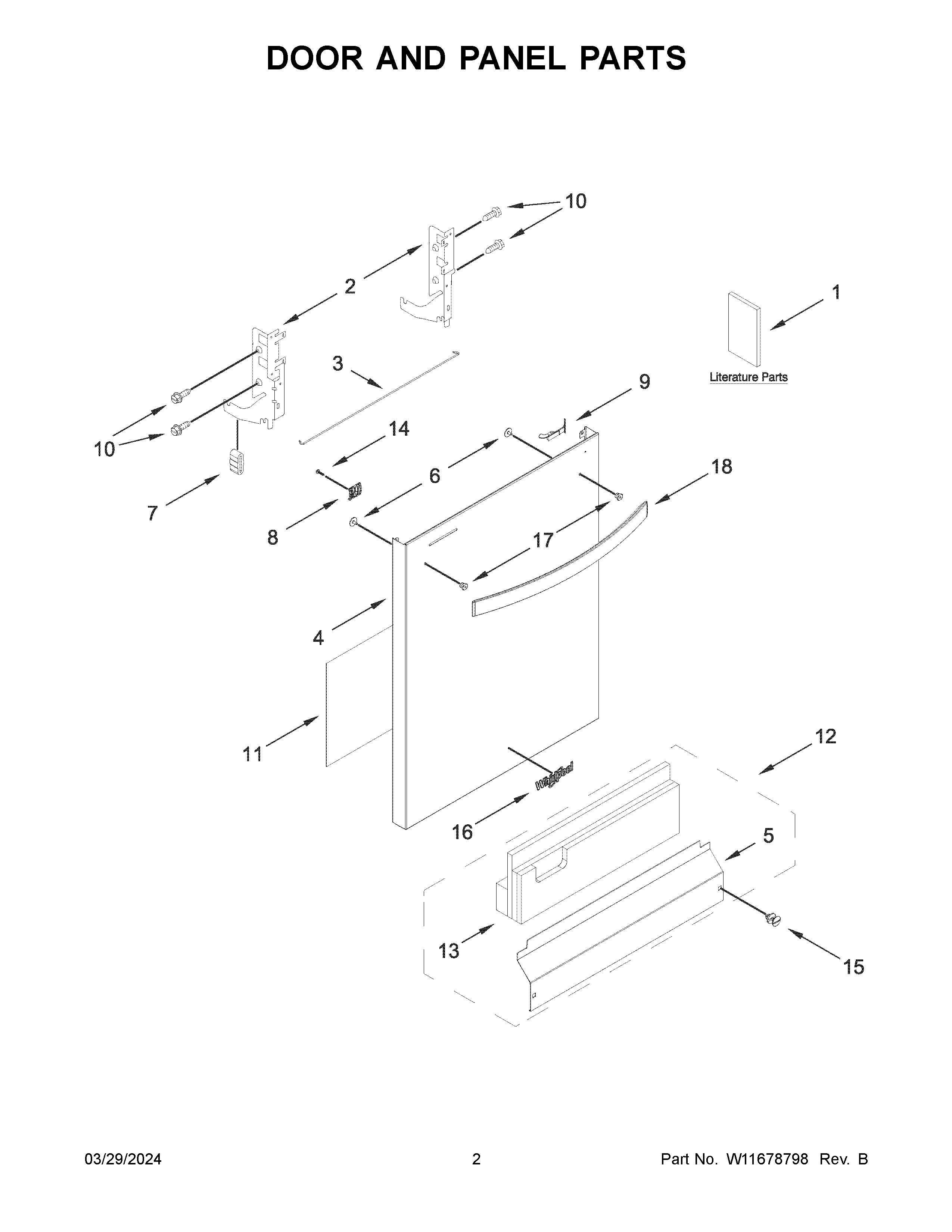 Door and panel parts