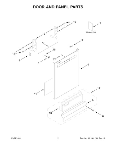 Door and panel parts