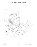 Tub and frame parts