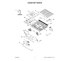 Maytag MGS8800PZ0 cooktop parts diagram