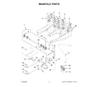 Maytag MGS8800PZ0 manifold parts diagram