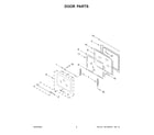 Maytag MGS8800PZ0 door parts diagram