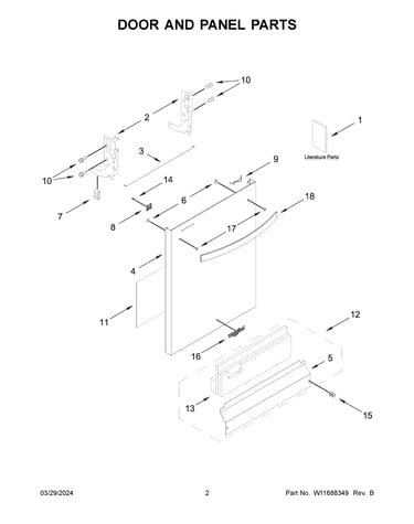 Door and panel parts