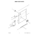 Whirlpool WDT540HAMZ4 inner door parts diagram