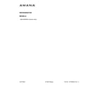 Amana ABB1924BRM05 cover sheet diagram