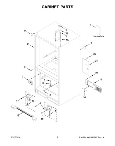 Cabinet parts