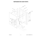 Amana ABB1924BRM05 refrigerator door parts diagram