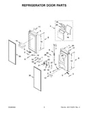 Refrigerator door parts