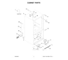 KitchenAid KRBR102ESS05 cabinet parts diagram