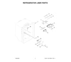 KitchenAid KRBR102ESS05 refrigerator liner parts diagram