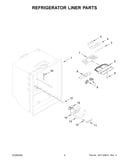 Refrigerator liner parts