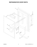 Refrigerator door parts