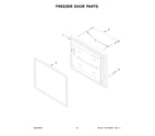 KitchenAid KRBR102ESS05 freezer door parts diagram